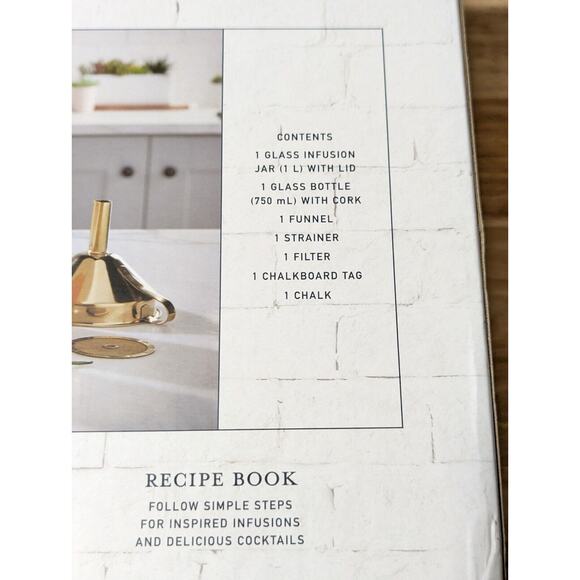 Studio Mercantile Libations Infusion Kit - Handcraft Flavored Spirits - New - Picture 10 of 10